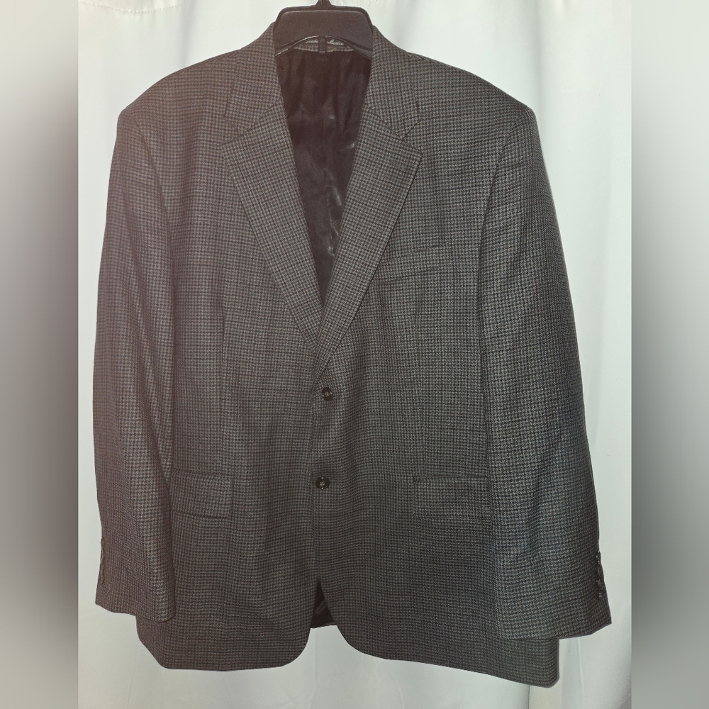 Lauren Ralph Lauren Dark Gray Patterned Blazer